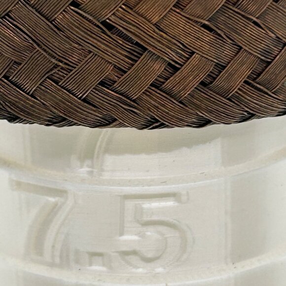 Sarah Cavender Metalworks Woven Copper-tone Cuff Bracelet Wide Design Handmade - Picture 10 of 11